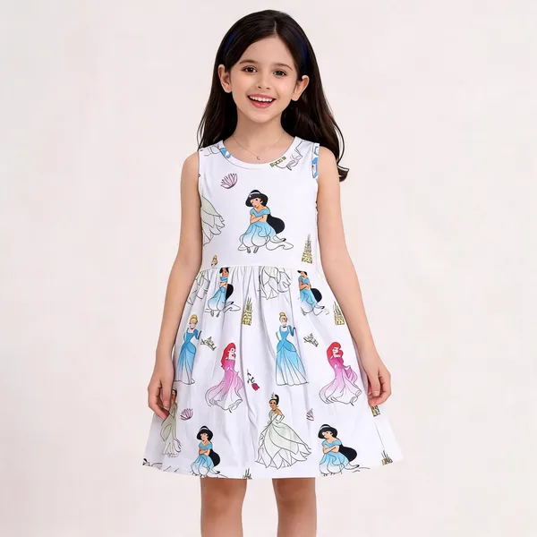 Girls_Printed_Frock_Dress_White
