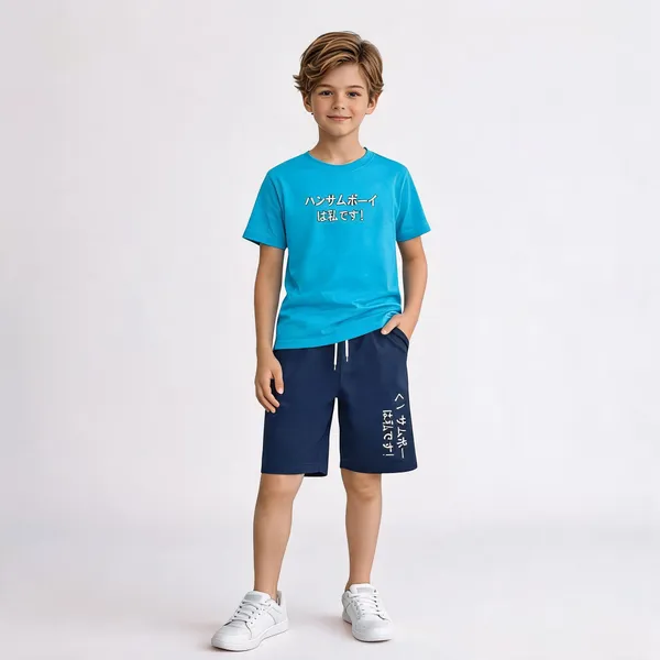 Boys_Graphic_Co_Ord_Set_T_Shirt_Shorts_Sea_Blue