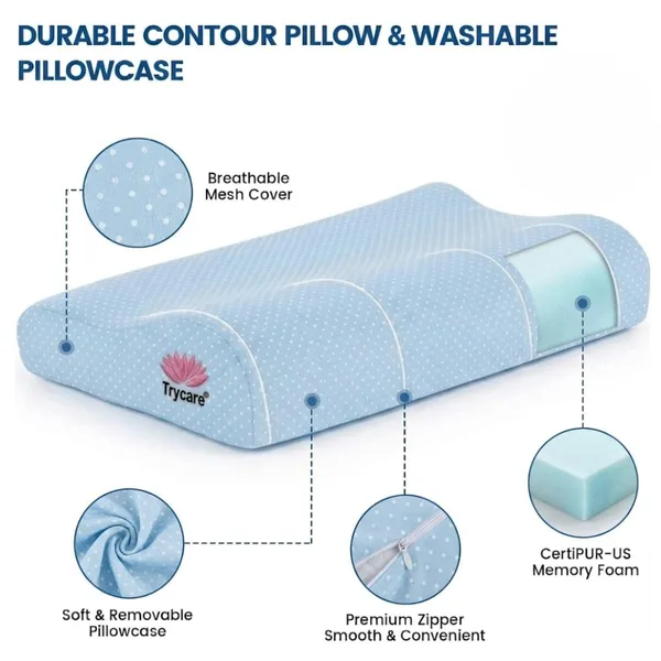 TRYCARE_NeckAlign_Cervical_Support_Pillow