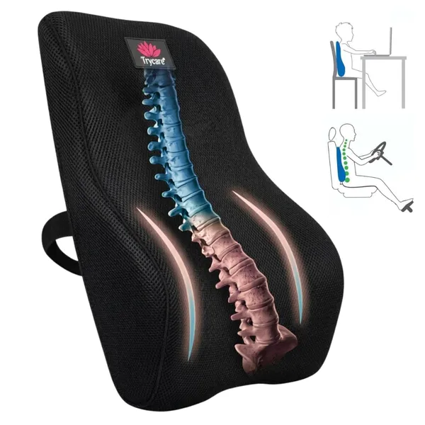 TRYCARE_BackPro_Memory_Foam_Lumbar_Back_Support
