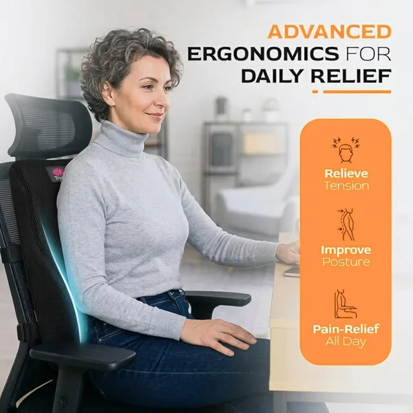 TRYCARE_BackPro_Memory_Foam_Lumbar_Back_Support