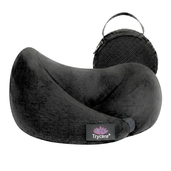 TRYCARE_TravelEase_Memory_Foam_Travel_Neck_Pillow