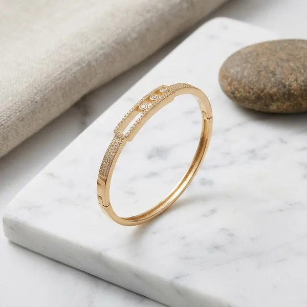 Gold_Brass_Hinged_Bangle_Bracelet_For_Women