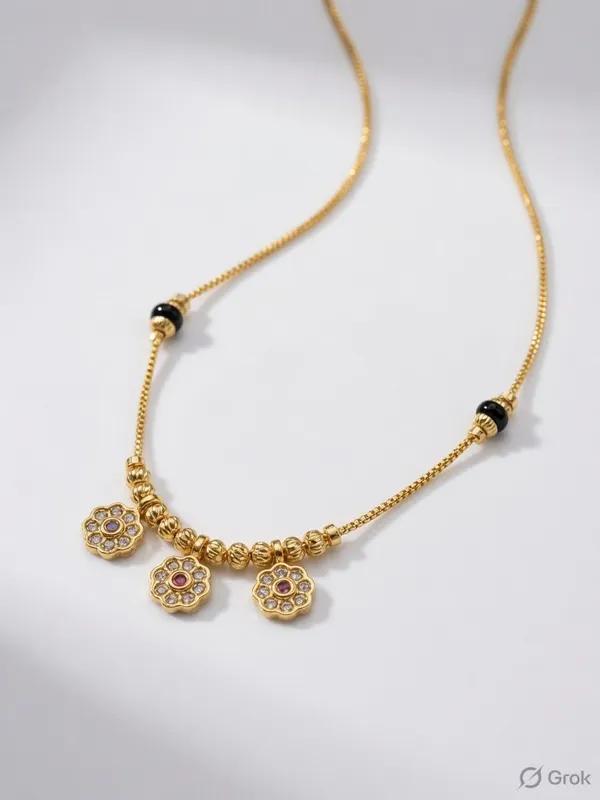 Floral_Charm_Mangalsutra_Necklace