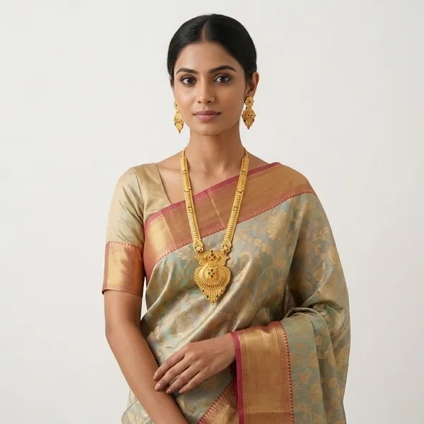 Gold_Brass_Long_Necklace_Set_With_Earrings_For_Women