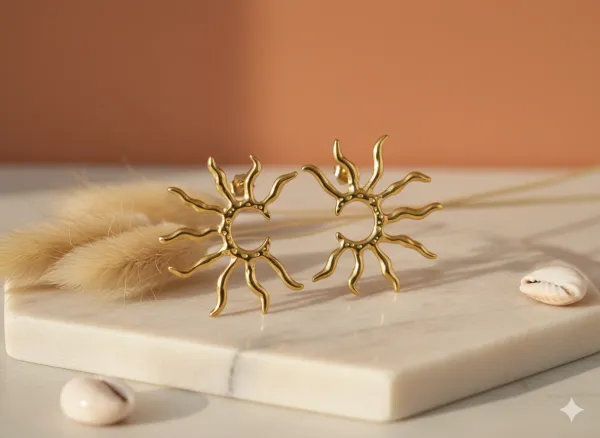 Gold_Plated_Sun_Shaped_Anti_Tarnish_Earrings