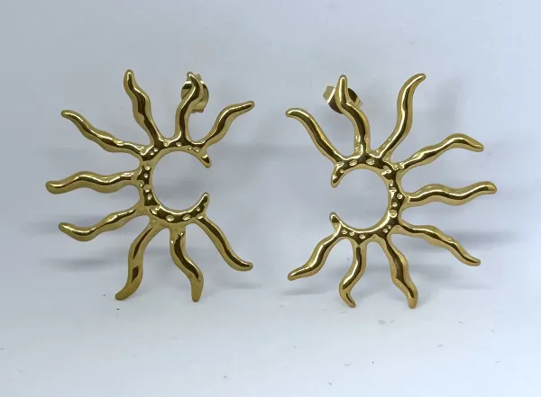 Gold_Plated_Sun_Shaped_Anti_Tarnish_Earrings