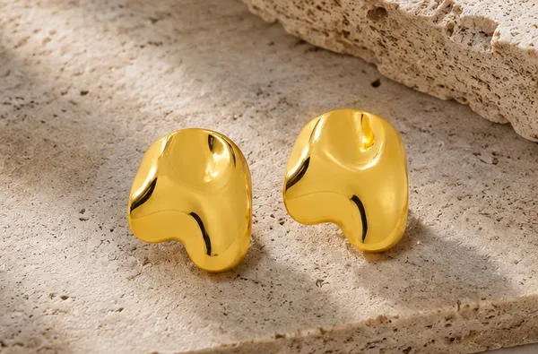 Gold_Stainless_Steel_Nova_Sculpt_Studs_Earrings_For_Women