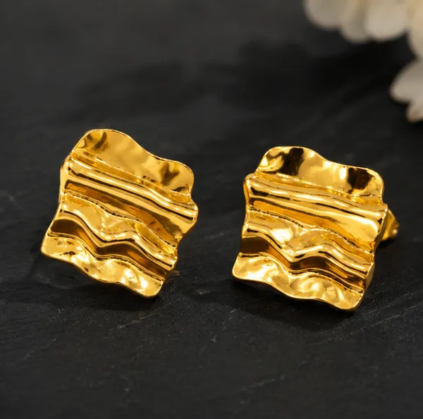 Gold_Stainless_Steel_Terra_Wave_Studs_Earrings_For_Women
