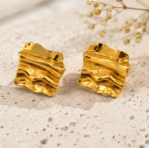 Gold_Stainless_Steel_Terra_Wave_Studs_Earrings_For_Women