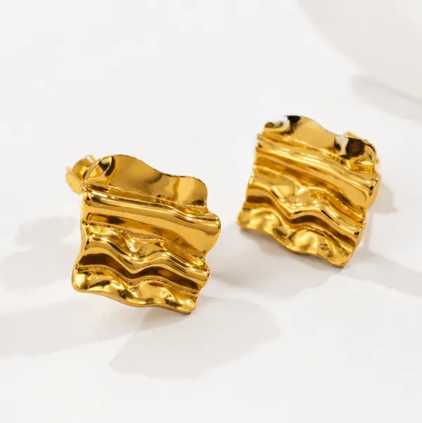 Gold_Stainless_Steel_Terra_Wave_Studs_Earrings_For_Women