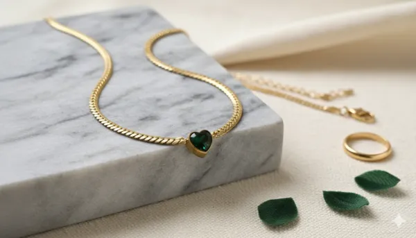 Emerald_Heart_Gold_Plated_Necklace