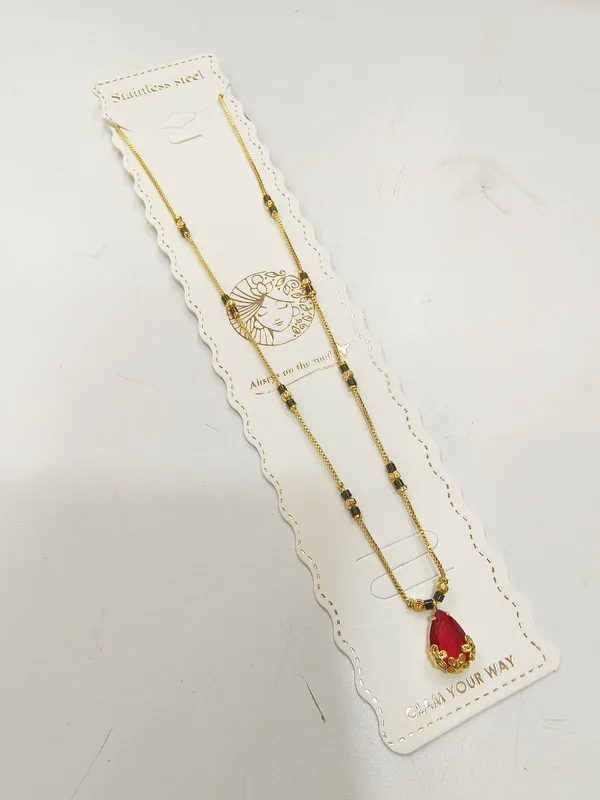 Elegant_Red_Stone_Gold_Toned_Mangalsutra_Necklace