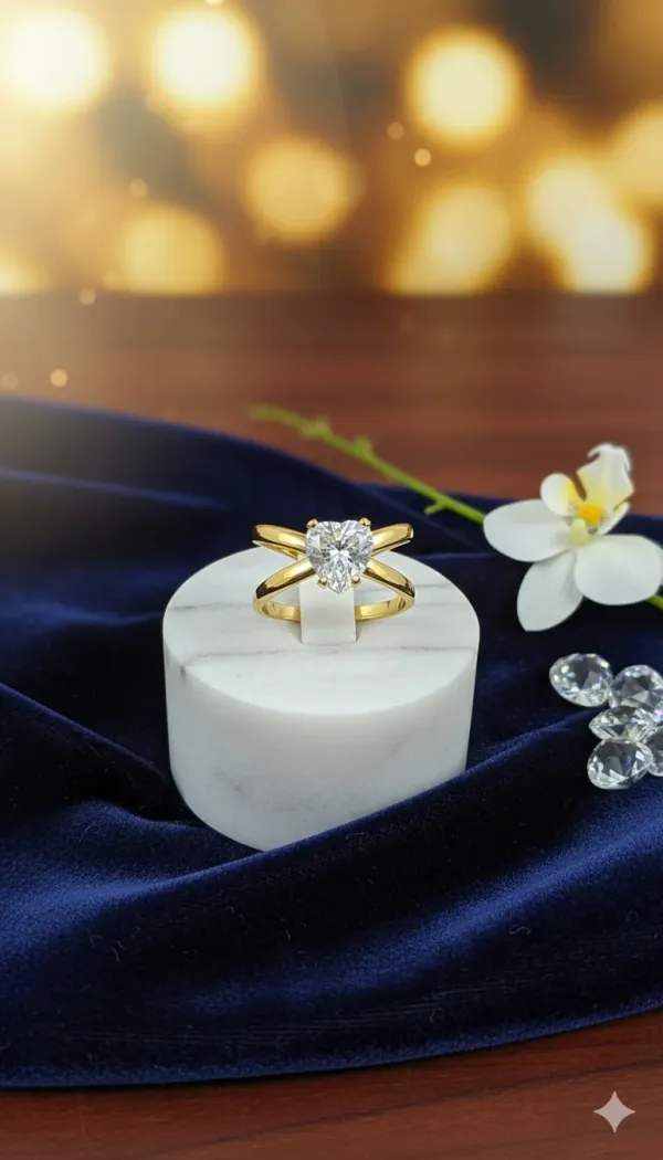 Elegant_Gold_Plated_Pear_Cut_Solitaire_Ring