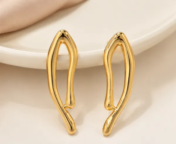 Gold_Stainless_Steel_Elara_Curve_Drops_Earrings_For_Women