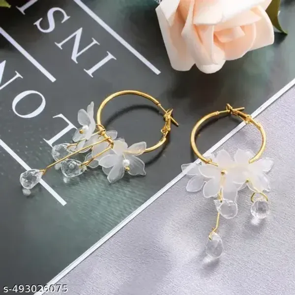 Gold_Plated_Floral_Hoop_Anti_Tarnish_Earrings