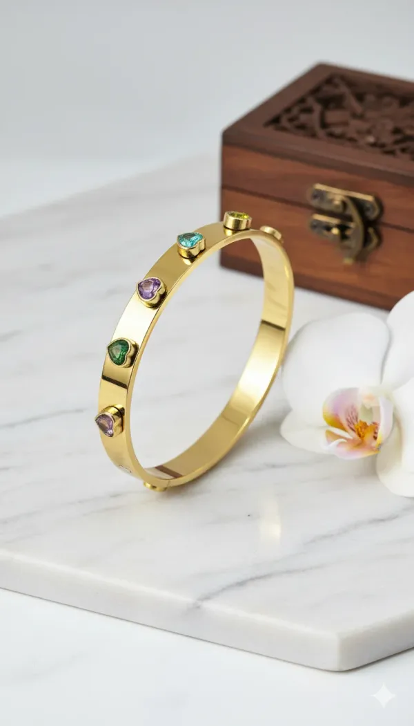 Gold_Plated_Heart_Stone_Bracelet