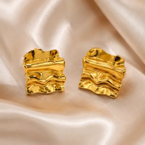 Gold_Stainless_Steel_Terra_Wave_Studs_Earrings_For_Women