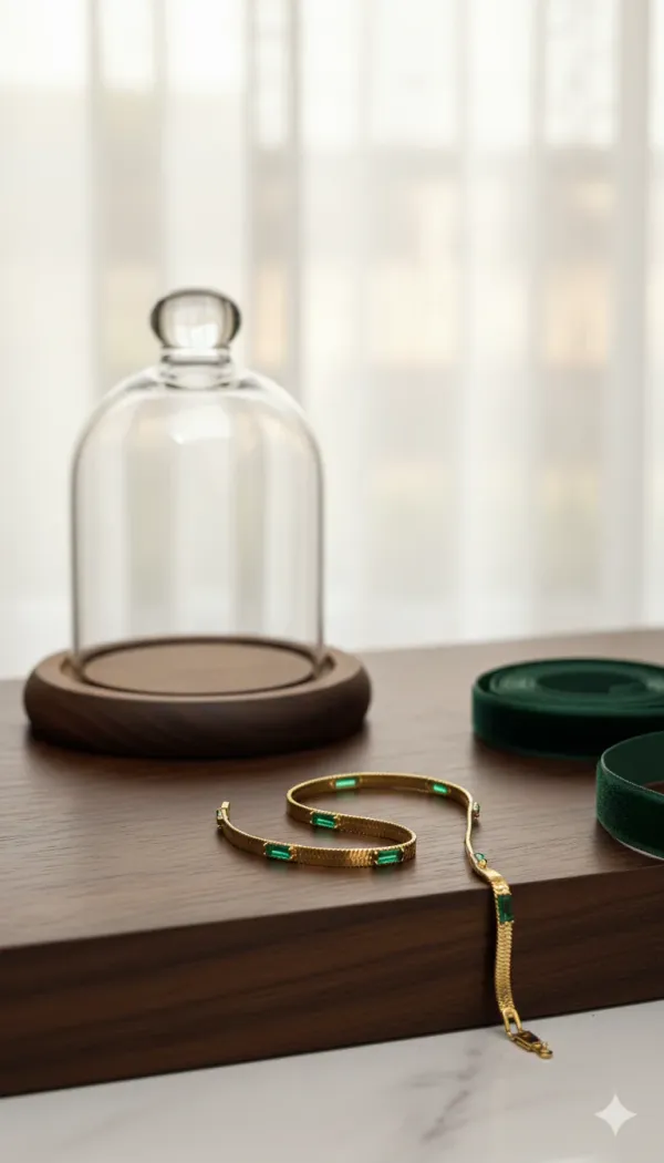 Emerald_Charm_Gold_Bracelet