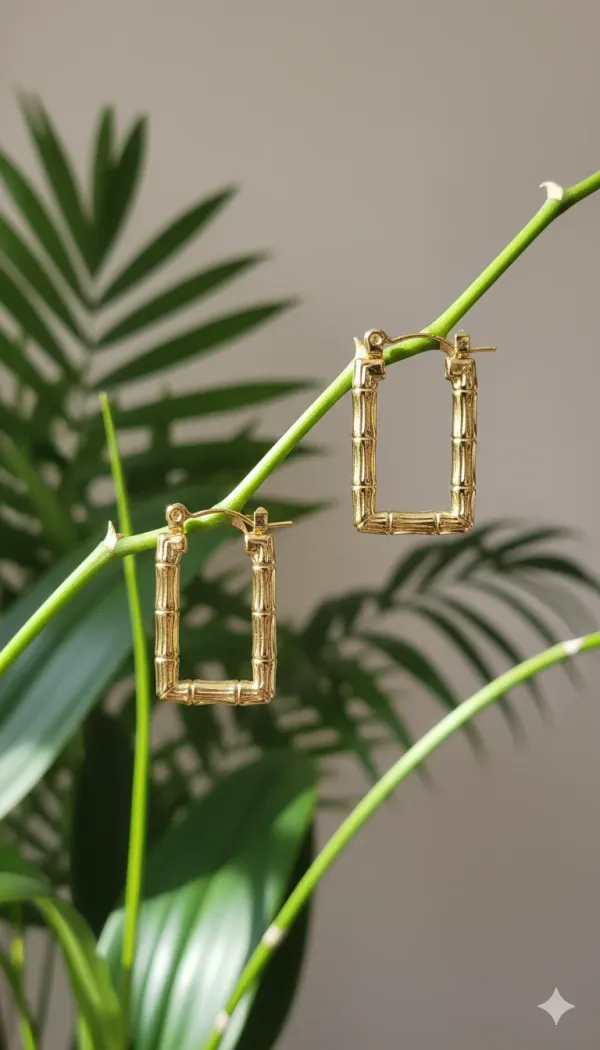 Bamboo_Texture_Rectangle_Hoop_Earrings