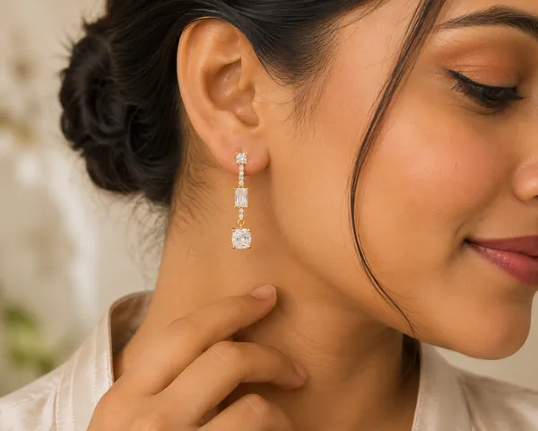 Gold_Stainless_Steel_Stellar_Crystal_Drops_Earrings_For_Women