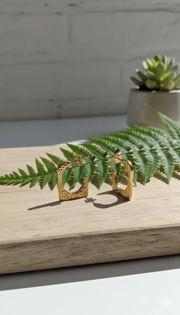 Textured_Gold_Tone_Geometric_Hoop_Earrings