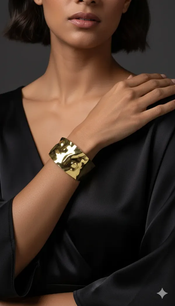 Hammered_Gold_Wide_Cuff_Bracelet
