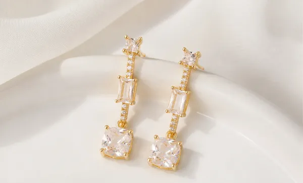 Gold_Stainless_Steel_Stellar_Crystal_Drops_Earrings_For_Women
