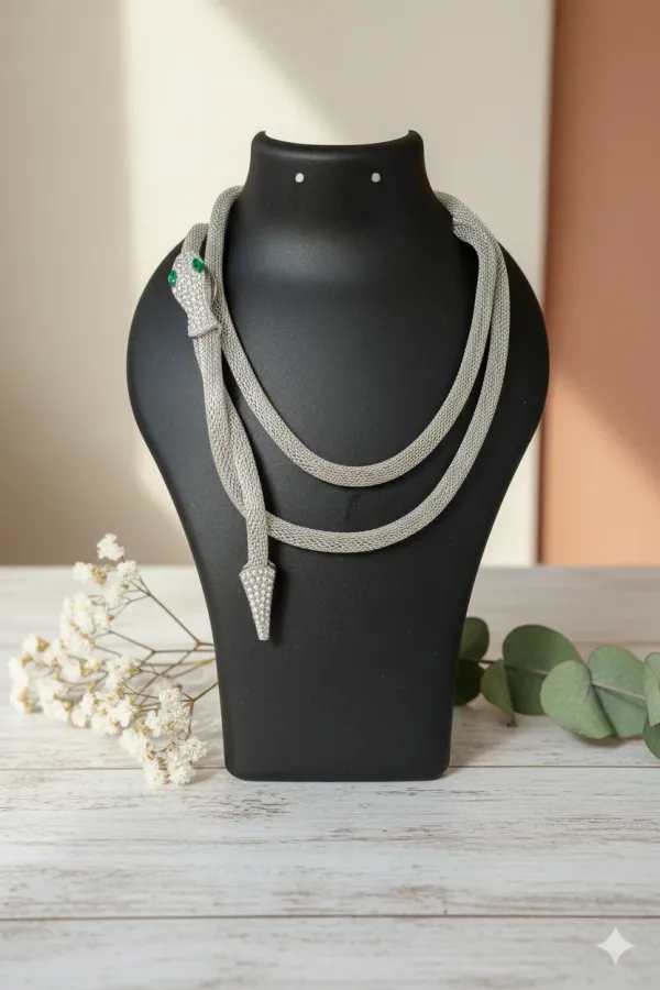 Silver_Plated_Anti_Tarnish_Snake_Necklace