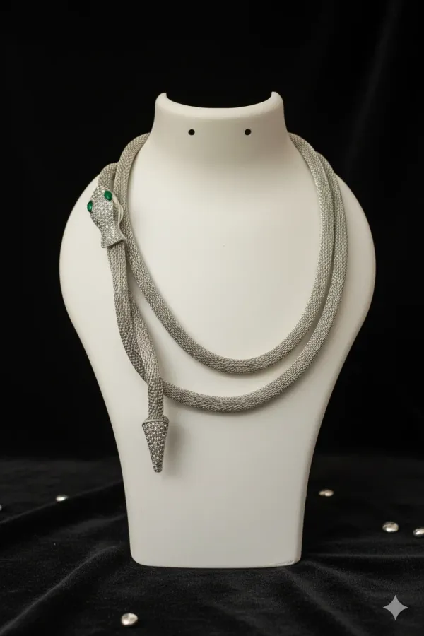 Silver_Plated_Anti_Tarnish_Snake_Necklace