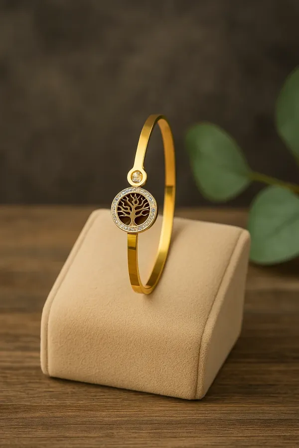 Elegant_Gold_Tone_Tree_Of_Life_Bracelet