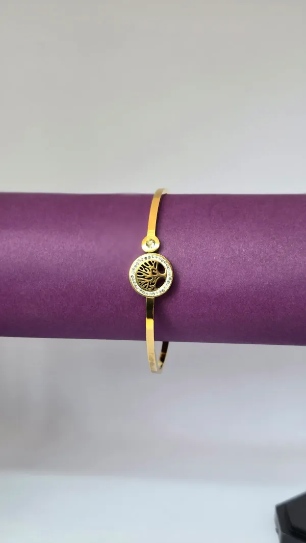 Elegant_Gold_Tone_Tree_Of_Life_Bracelet