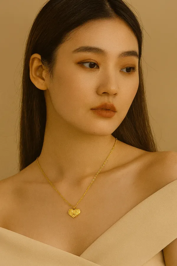 Gold_Plated_Anti_Tarnish_Heart_Shape_Necklace