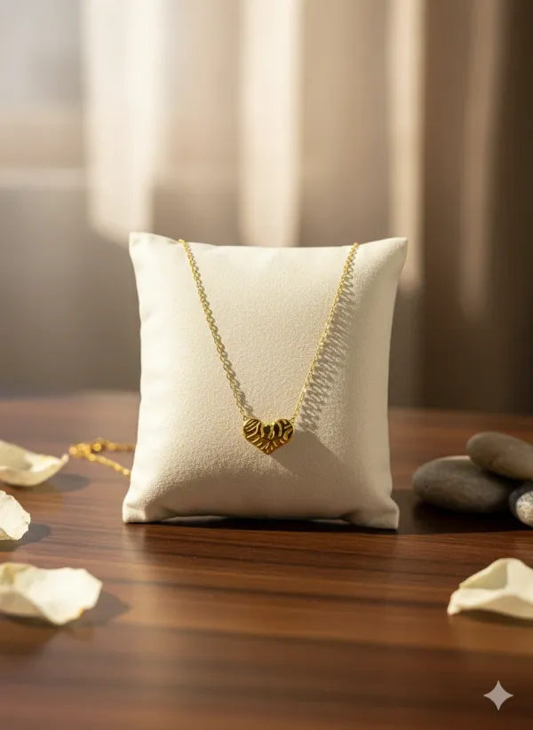 Gold_Plated_Anti_Tarnish_Heart_Shape_Necklace