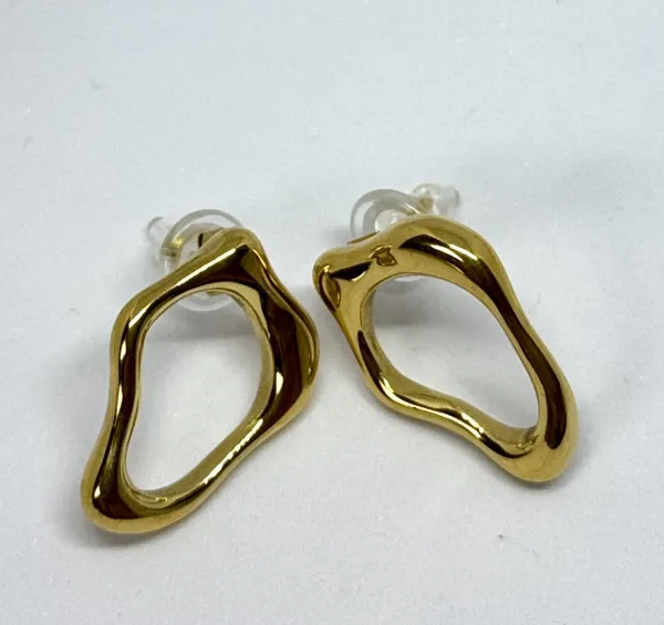 Gold_Plated_Contemporary_Shaped_Anti_Tarnish_Earrings