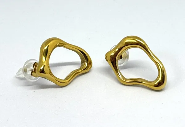 Gold_Plated_Contemporary_Shaped_Anti_Tarnish_Earrings