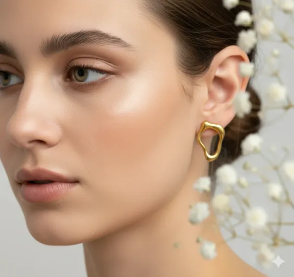 Gold_Plated_Contemporary_Shaped_Anti_Tarnish_Earrings