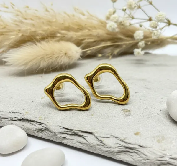 Gold_Plated_Contemporary_Shaped_Anti_Tarnish_Earrings