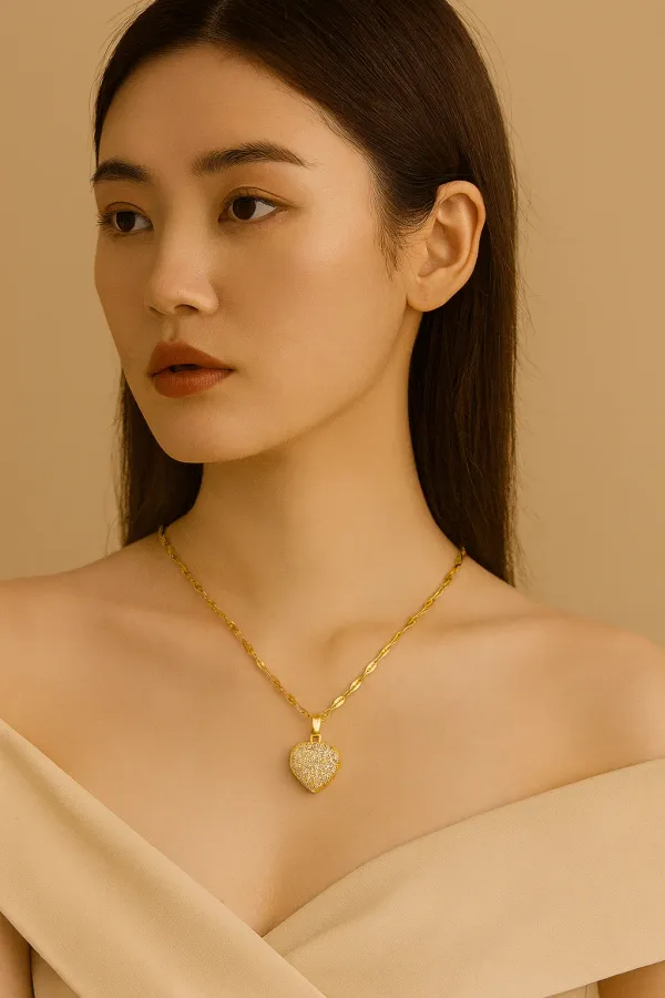 Gold_Plated_Anti_Tarnish_Heart_Shape_Necklace