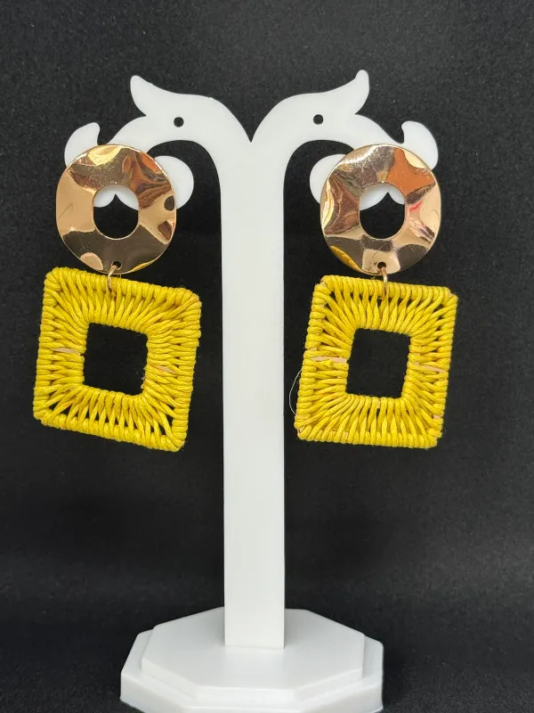 Gold_Plated_Square_Thread_Work_Drop_Anti_Tarnish_Earrings