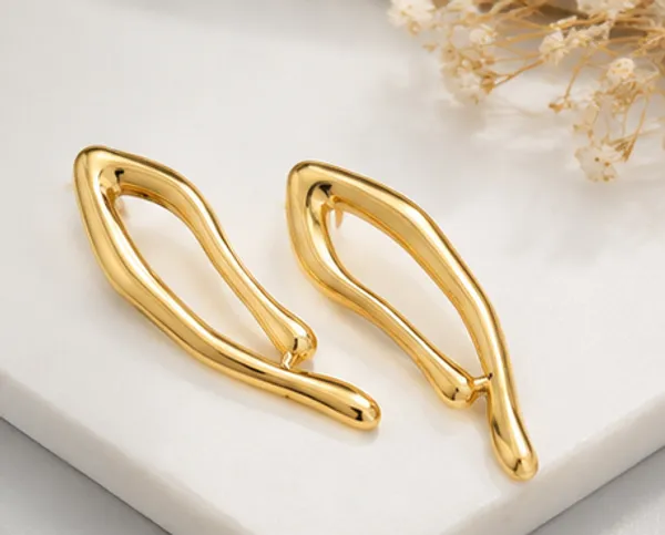 Gold_Stainless_Steel_Elara_Curve_Drops_Earrings_For_Women