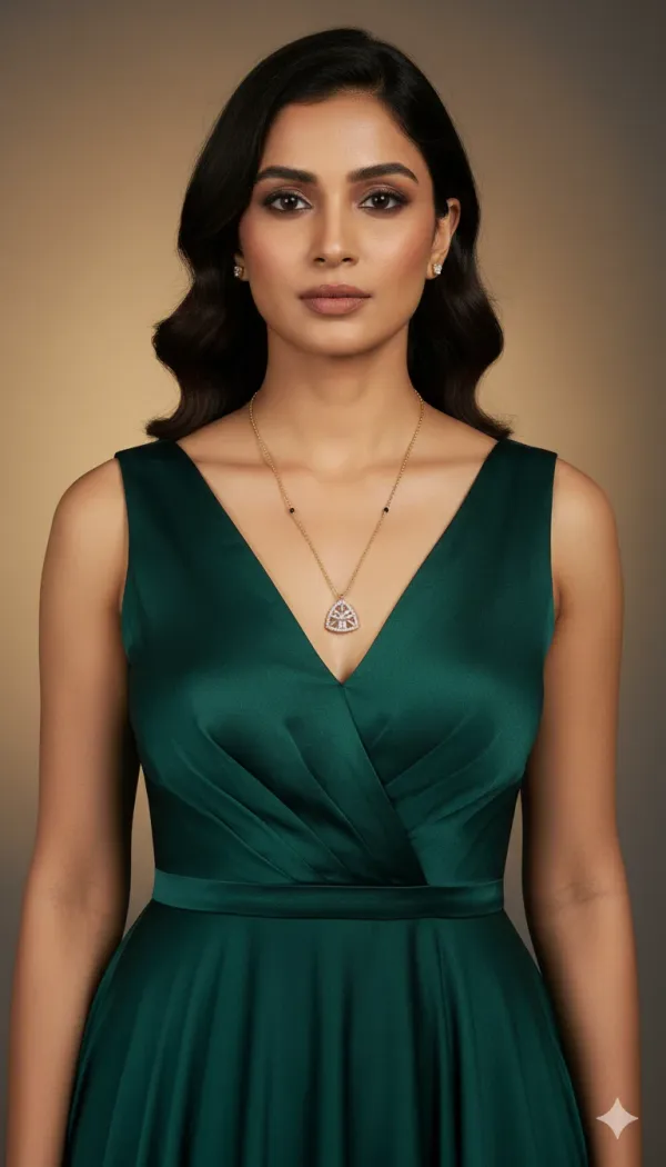 Gold_Plated_Triangle_Pendant_Mangalsutra_With_Cz_Stones
