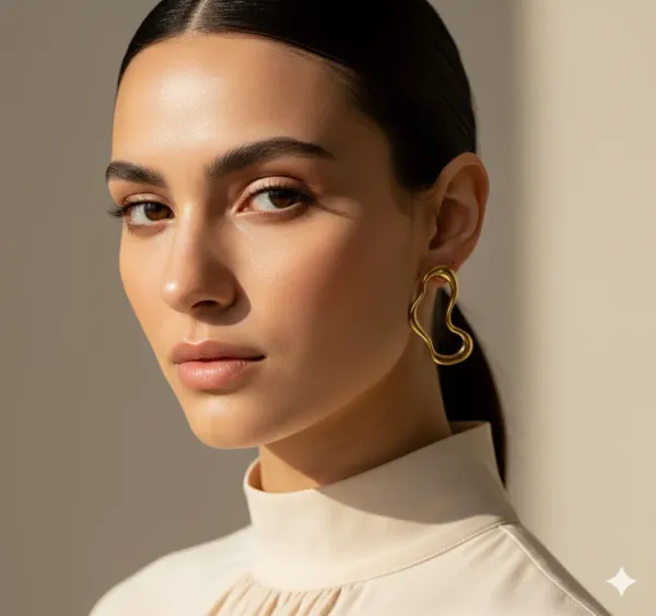 Gold_Plated_Contemporary_Shaped_Anti_Tarnish_Earrings