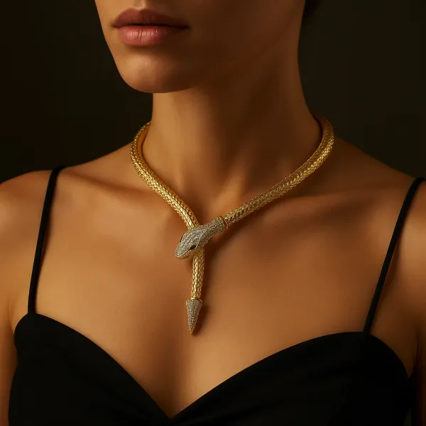 Gold_Plated_Anti_Tarnish_Snake_Necklace