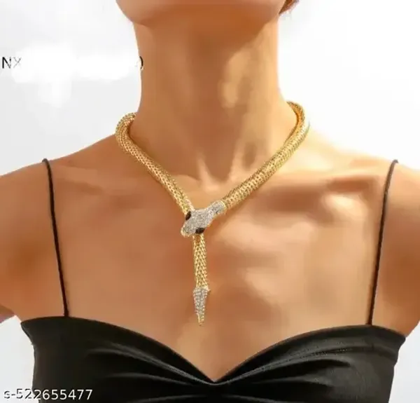 Gold_Plated_Anti_Tarnish_Snake_Necklace