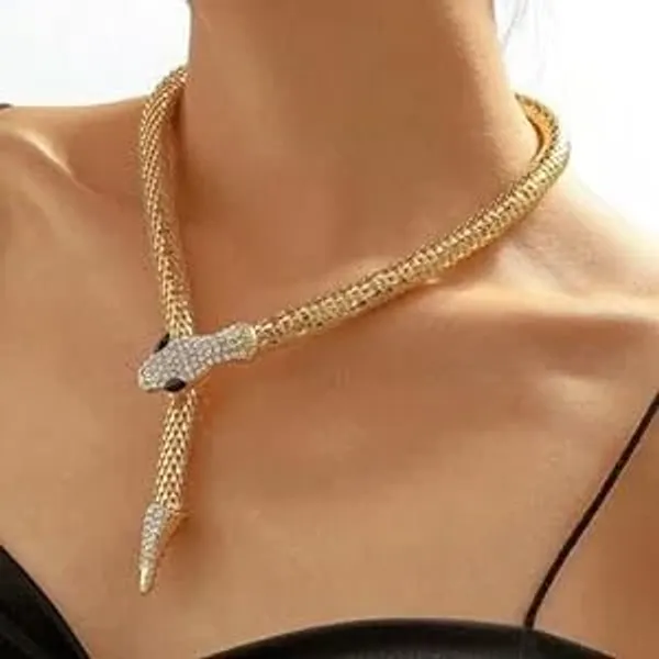 Gold_Plated_Anti_Tarnish_Snake_Necklace