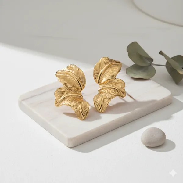 Gold_Plated_Leaf_Shaped_Anti_Tarnish_Earrings