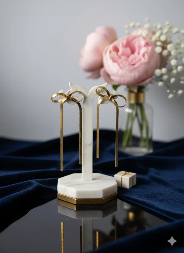 Gold_Plated_Bow_Shaped_Anti_Tarnish_Earrings