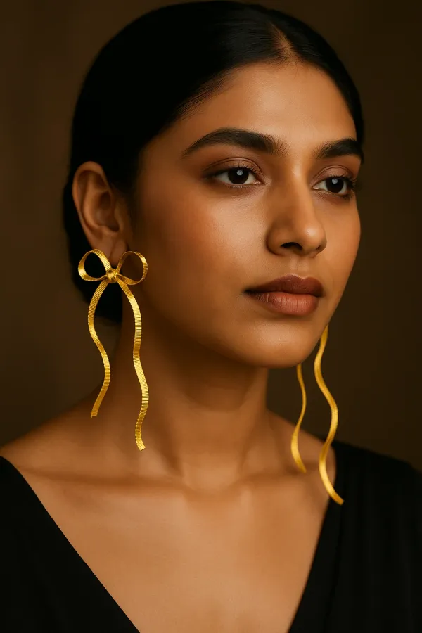 Gold_Plated_Bow_Shaped_Anti_Tarnish_Earrings