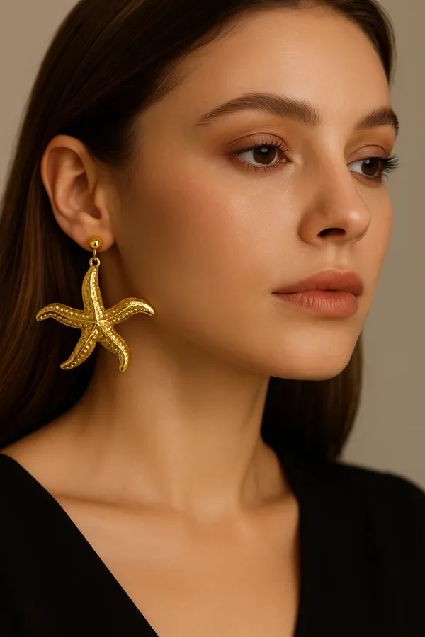 Gold_Plated_Starfish_Shaped_Anti_Tarnish_Earrings